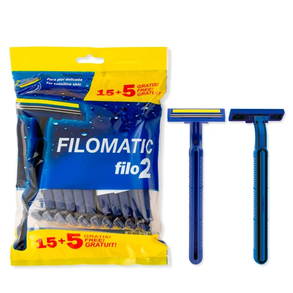 BOLSA 15+5 MAQUINILLAS AFEITAR FILO 2