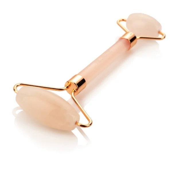 Rodillo facial cuarzo rosa